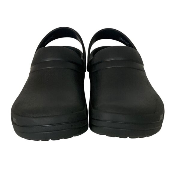 Crocs Work Bistro Clogs Black Mens 10 Womens 12 Slip-On Iconic Comfort - Picture 5 of 9